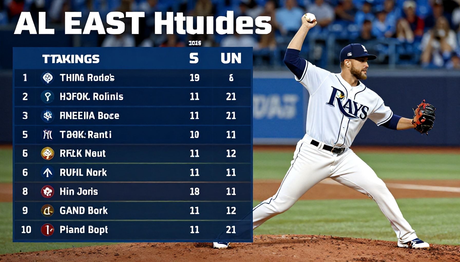 AL East standings shift after intense weekend series