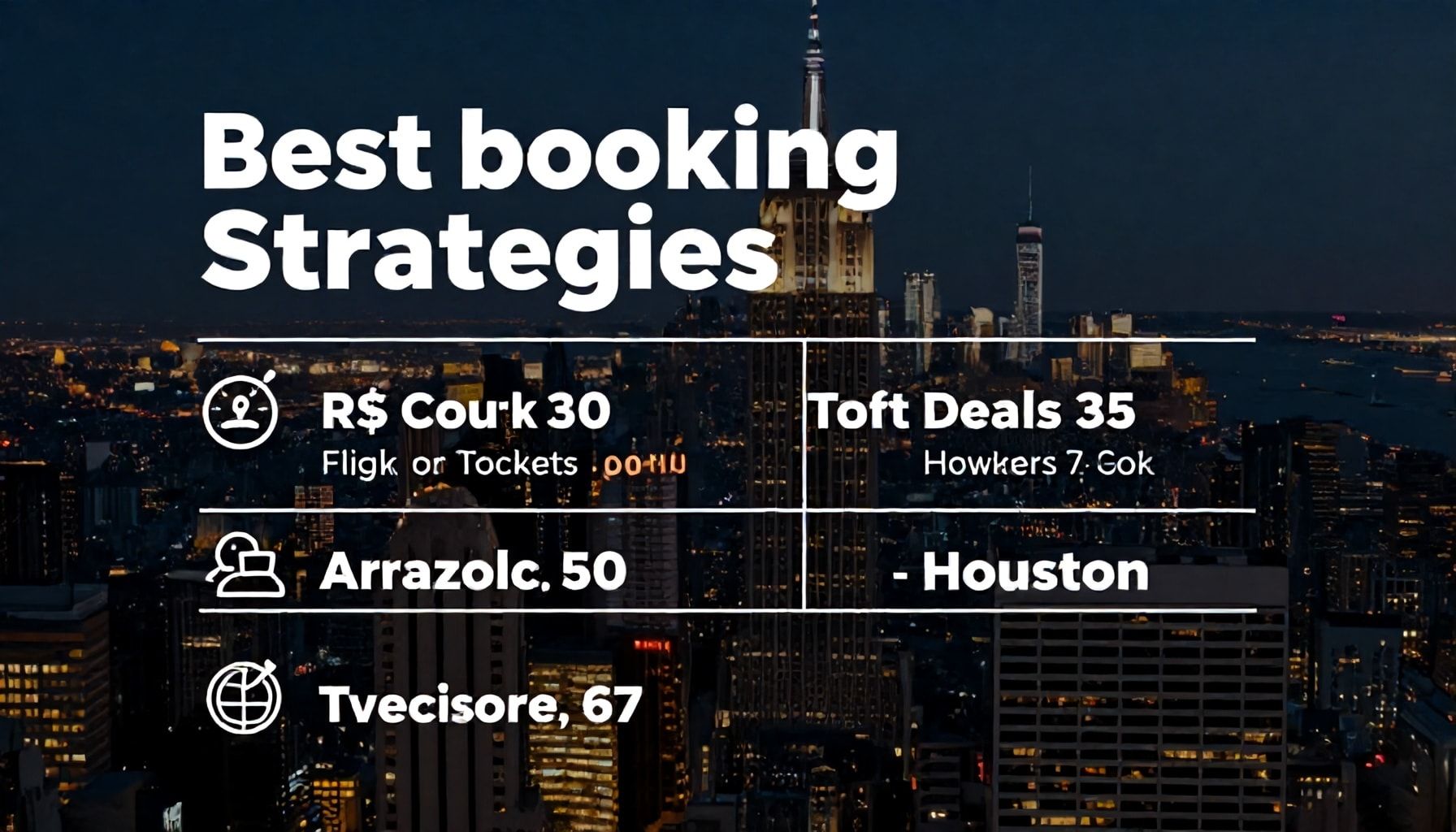 Best booking strategies for these deals