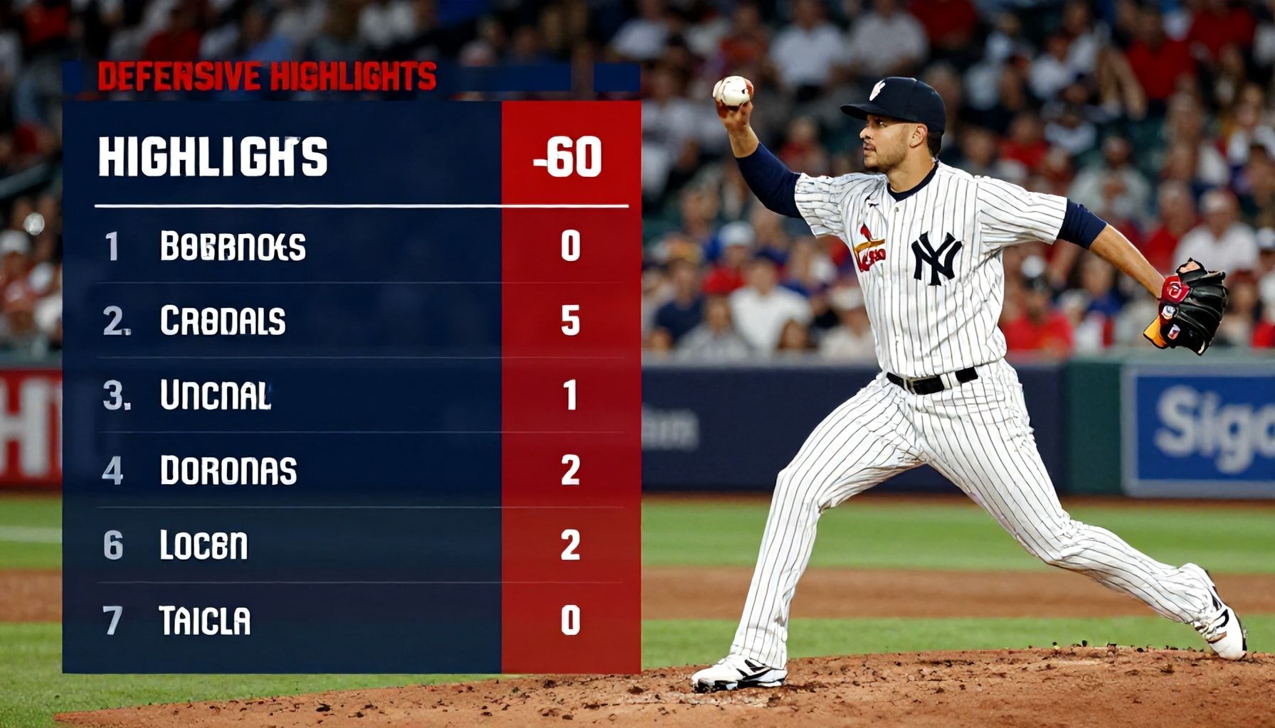 Defensive highlights from both sides