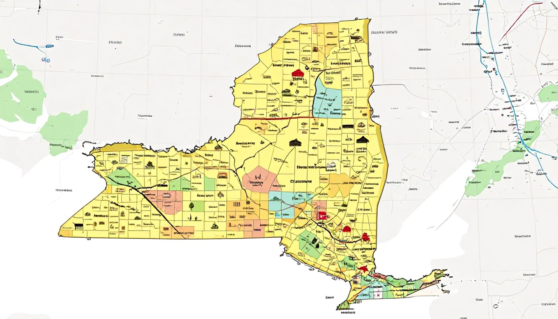 Exploring Towns Within Each County