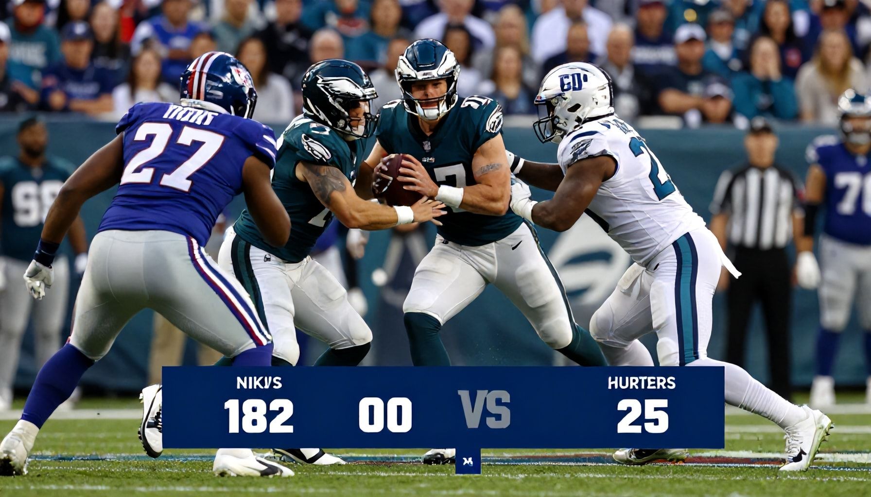 Giants' defense struggles against Hurts' accuracy