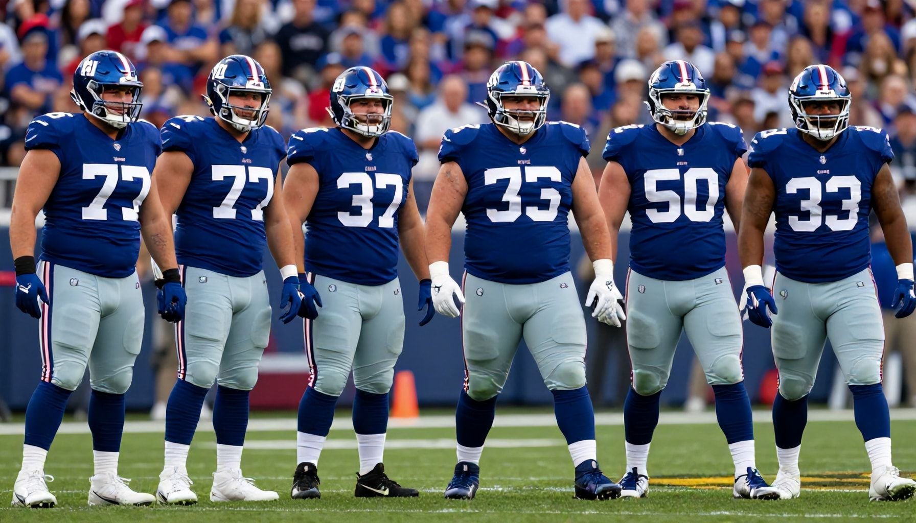 Giants' offensive line faces major shake-up