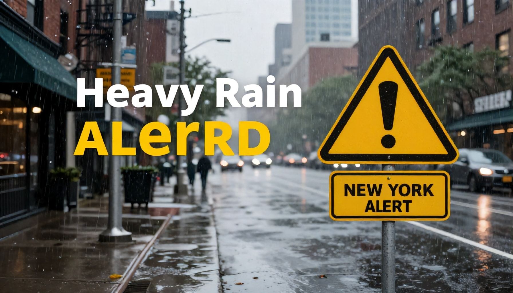 Heavy Rainfall Alert Issued for New York
