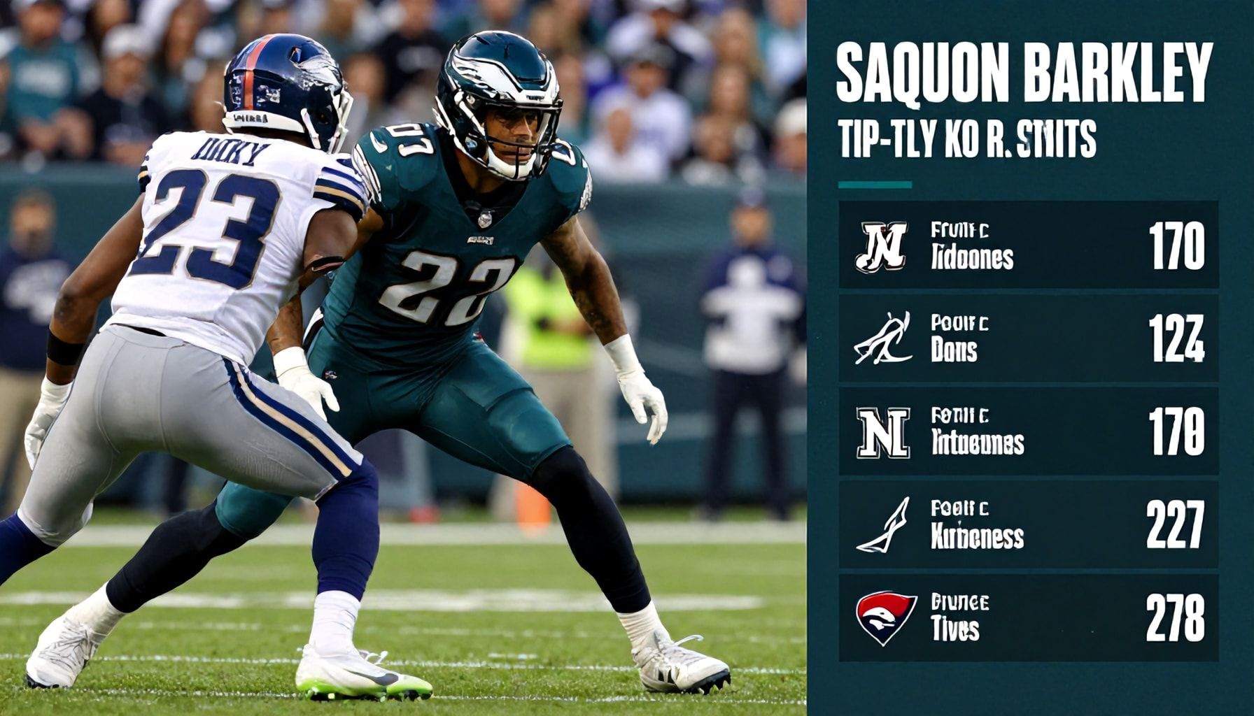 How Saquon Barkley Outmaneuvered Eagles' Defense