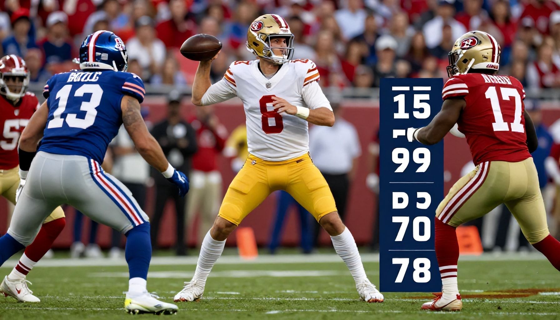 How the rookie quarterback outplayed Giants' defense