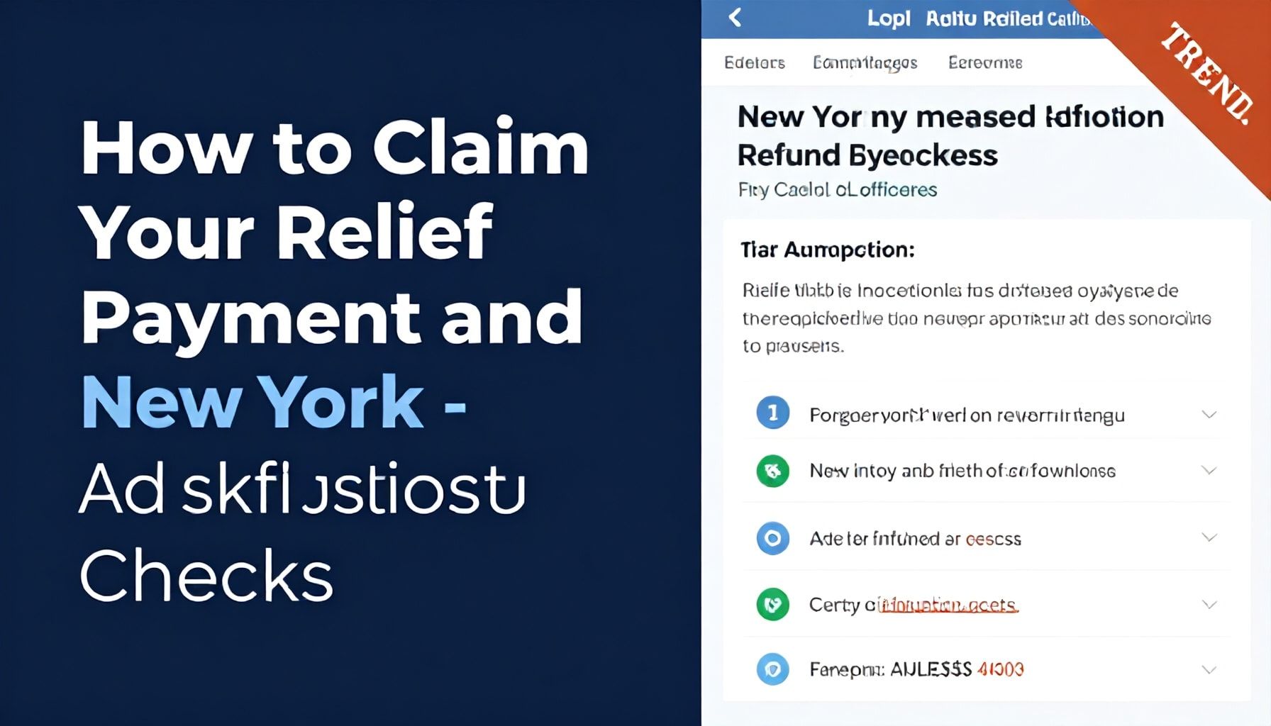 How to claim your relief payment