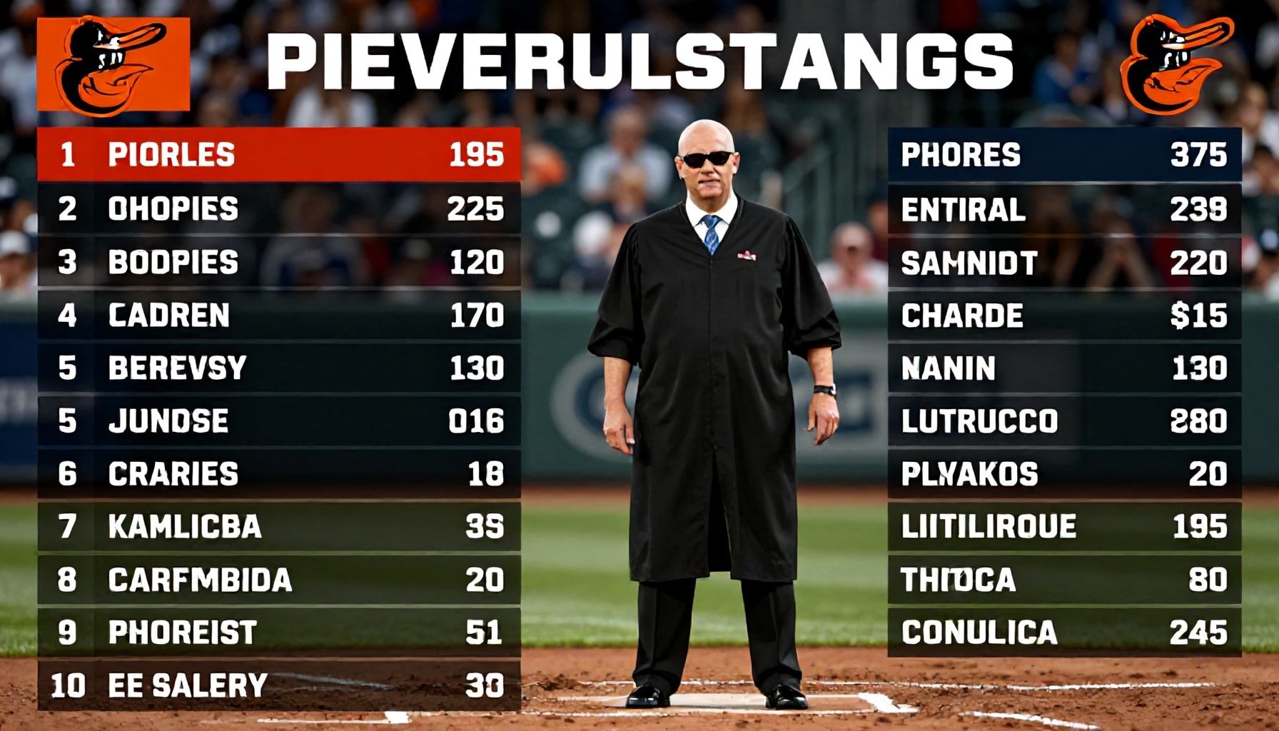 Impact of Judge's performance on standings