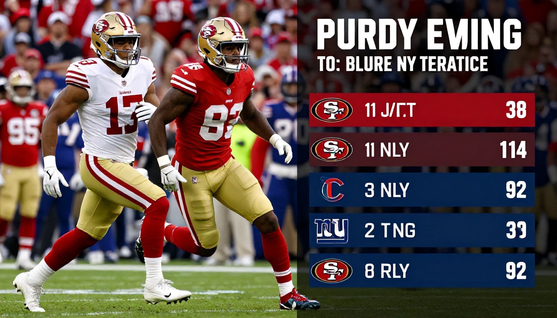 Impact of supporting cast on Purdy's success