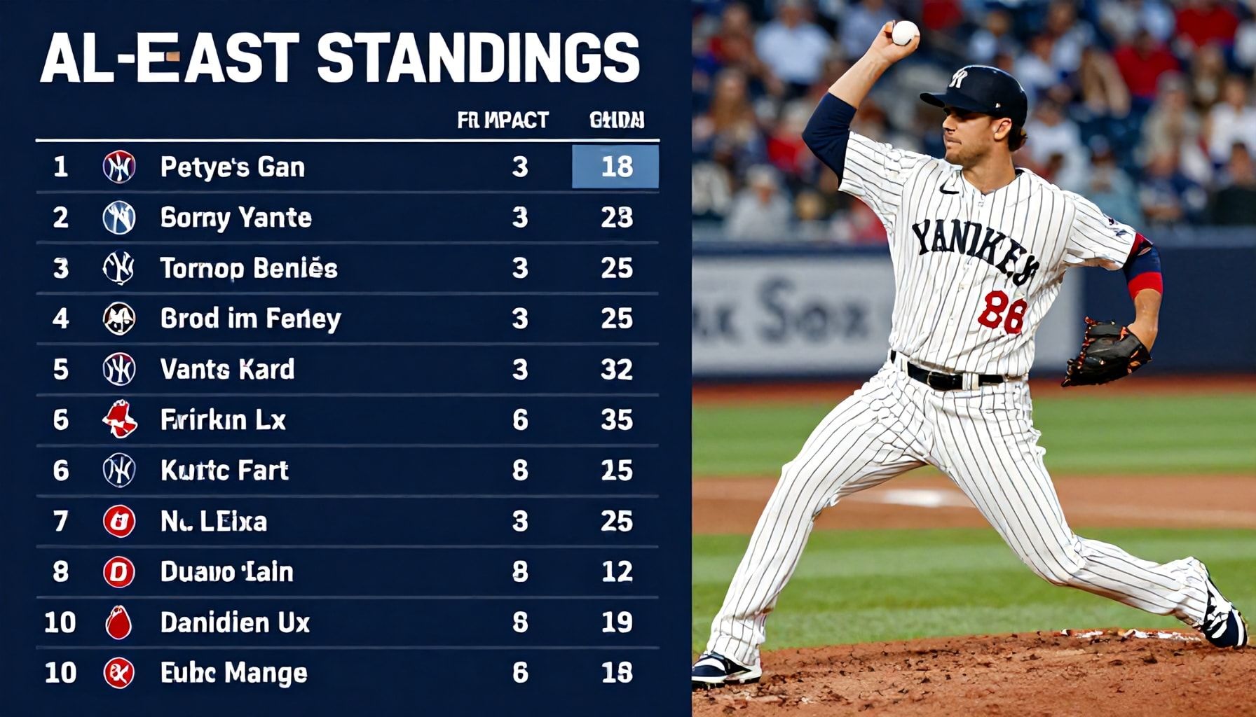 Impact on AL East Standings