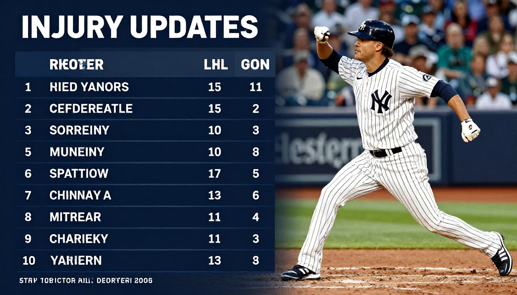 Injury Updates Affect Roster