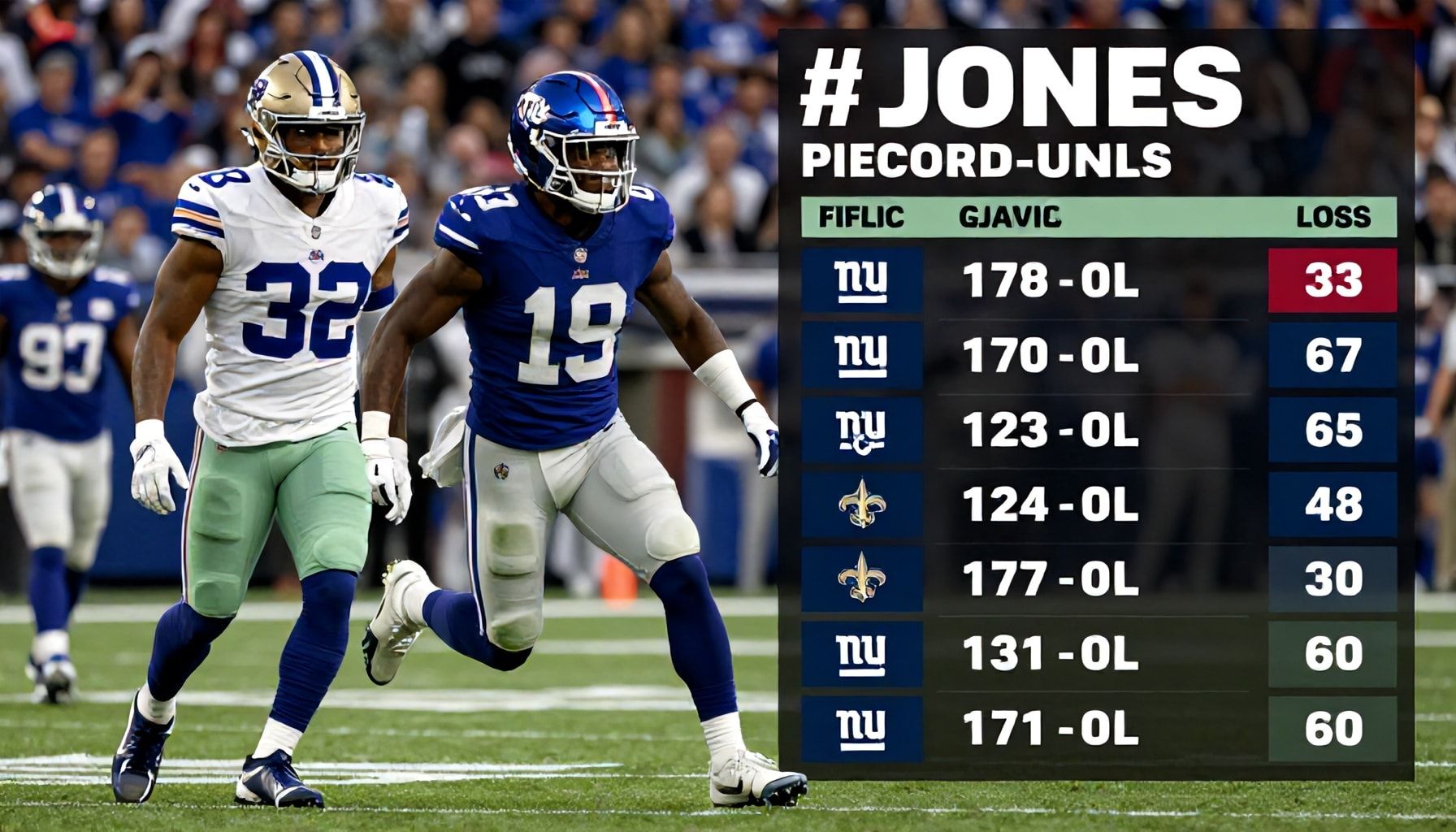 Jones' record-breaking performance