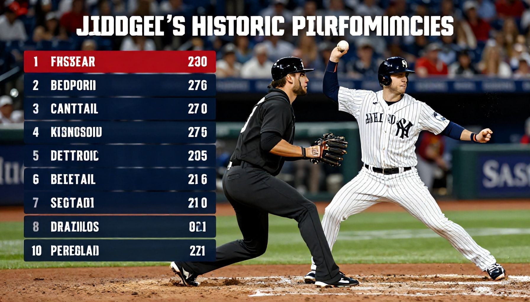 Judge's Historic Performance Powers Offensive Onslaught