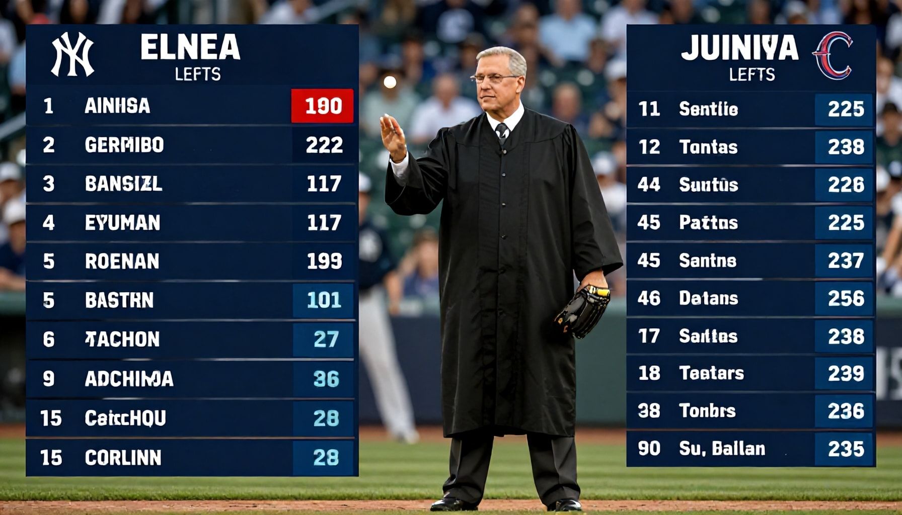 Judge's impact on Yankees' lineup