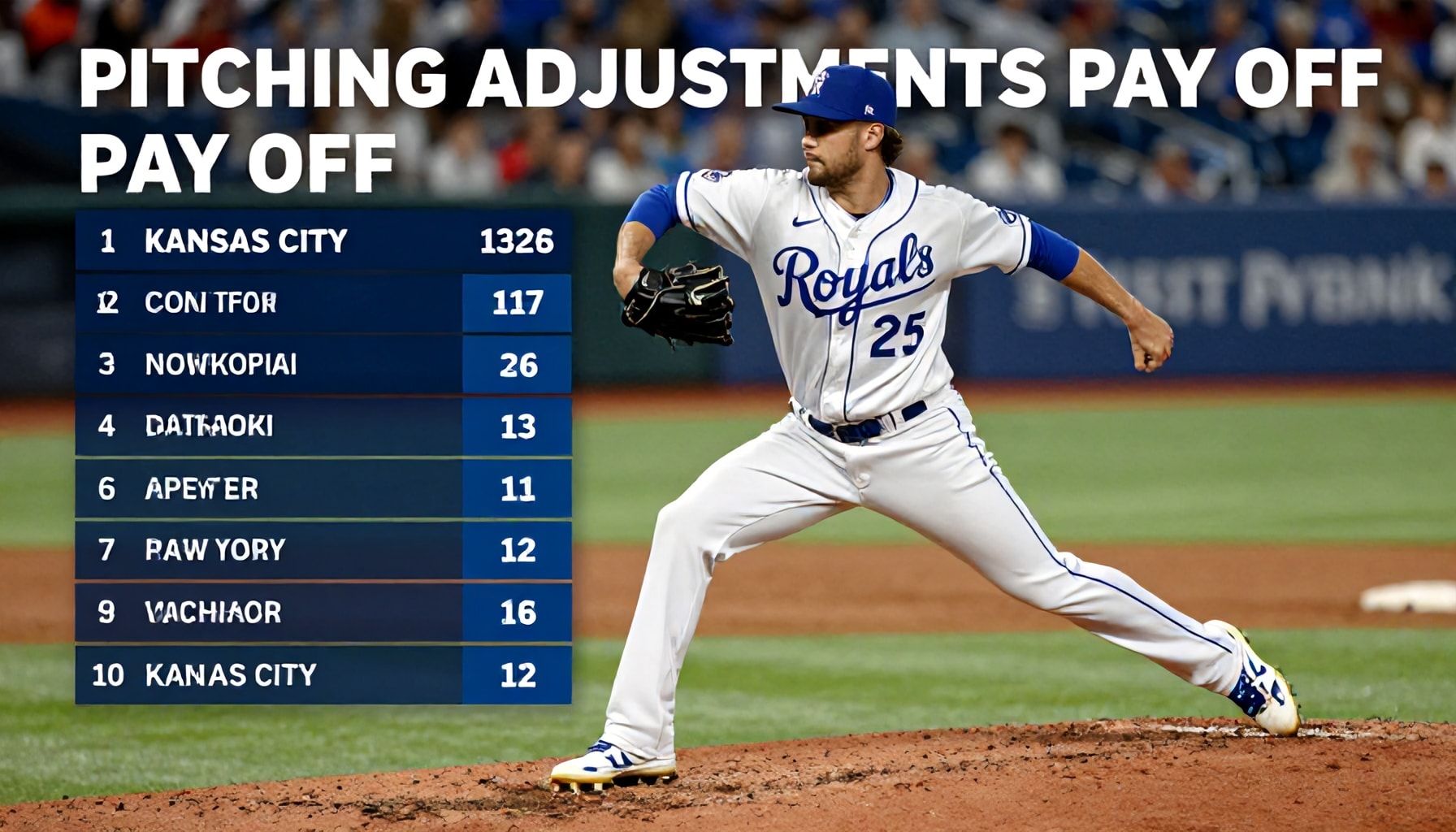 Kansas City's Pitching Adjustments Pay Off