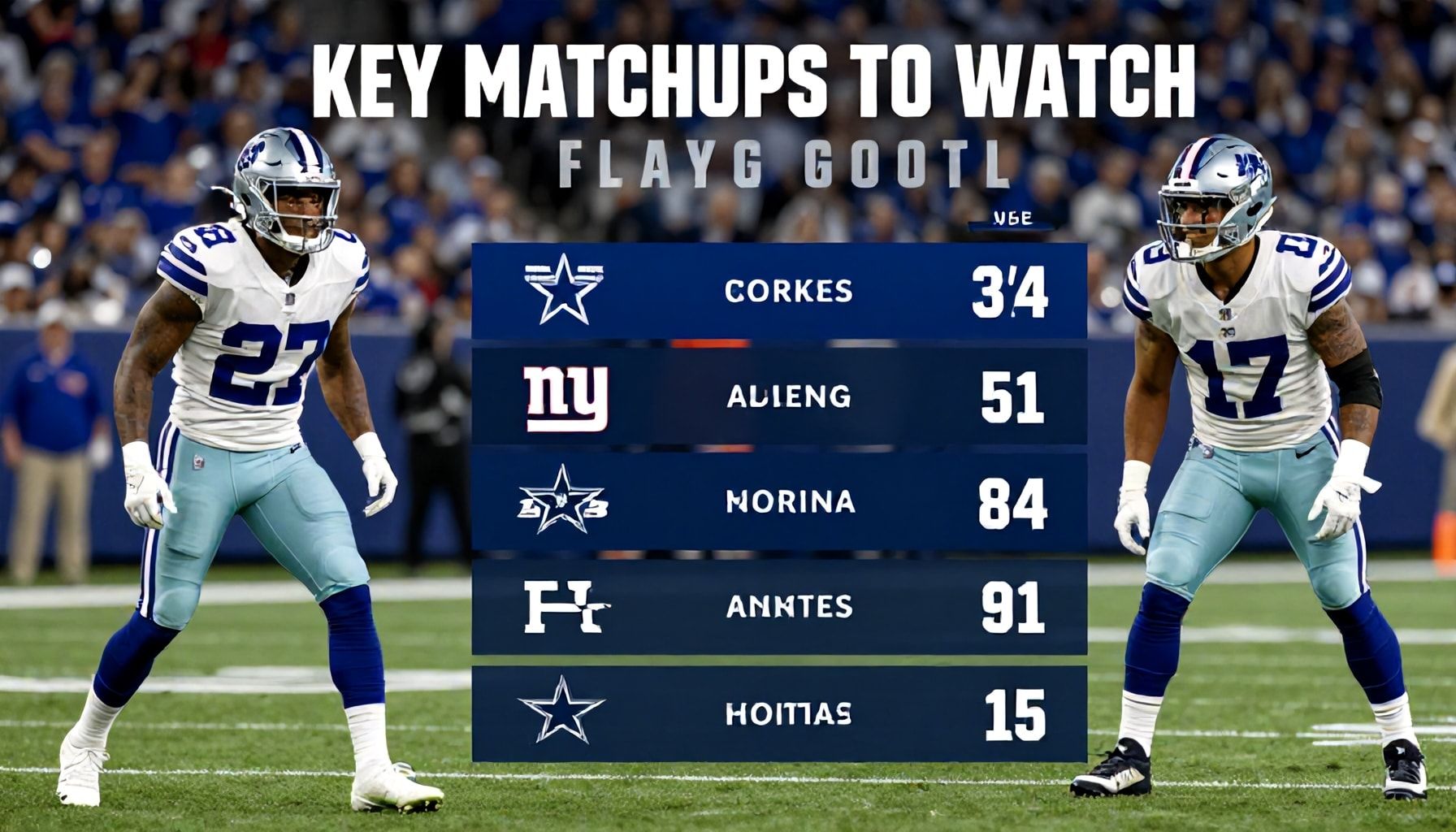 Key Matchups to Watch on the Ground