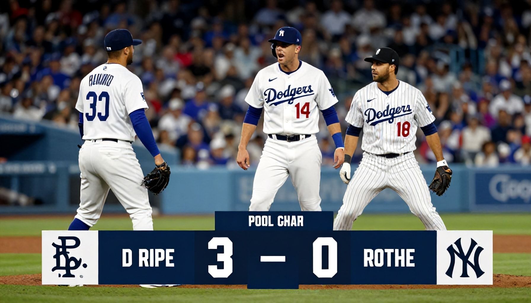 Key moments from the high-scoring game