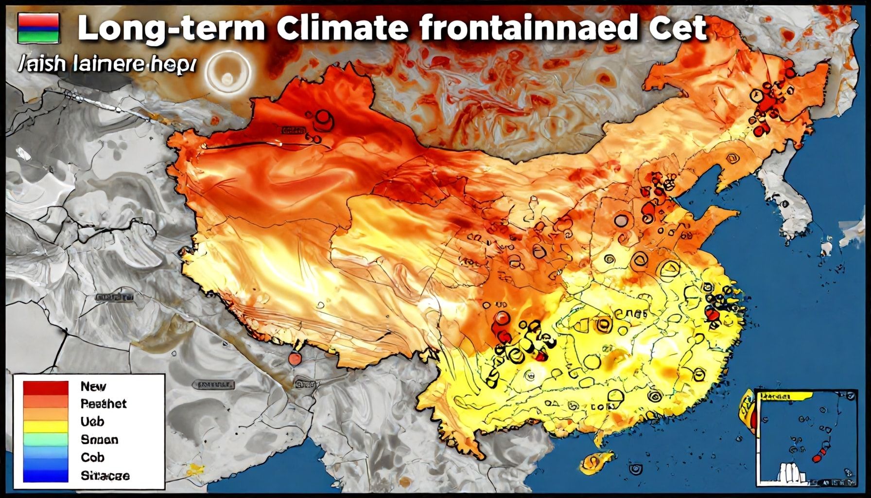 Long-term climate trends behind the heatwave