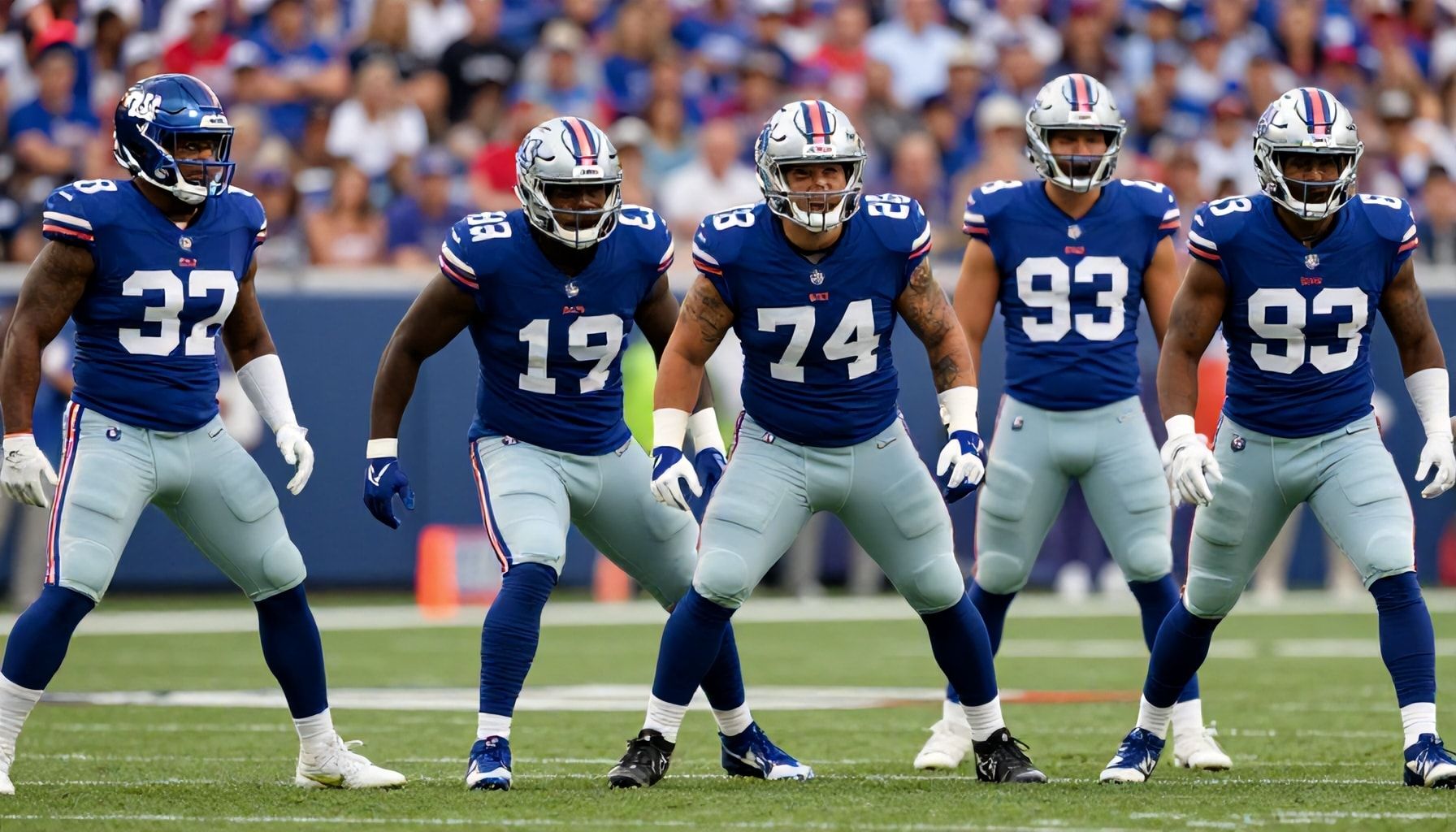 New faces at tackle positions for Sunday's game