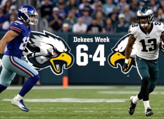 Giants Face Eagles in High-Stakes Week 6 Clash