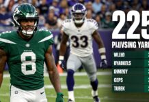 Jets’ Wilson Shines with 225 Passing Yards in Ravens Showdown