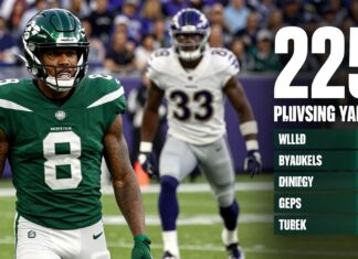 Jets’ Wilson Shines with 225 Passing Yards in Ravens Showdown