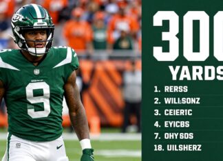 Jets’ Wilson Shines with 300 Yards Passing in Bengals Showdown