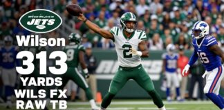 Jets’ Wilson Throws for 313 Yards in Bills Showdown
