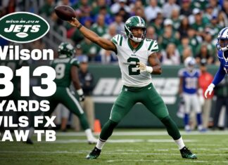 Jets’ Wilson Throws for 313 Yards in Bills Showdown