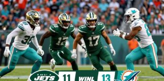 Jets aim to extend three-game win streak against Dolphins