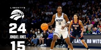 Liberty’s Jonquel Jones scores 24 points in 92-85 win over Aces Home