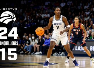 Liberty’s Jonquel Jones scores 24 points in 92-85 win over Aces