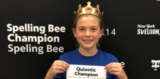 Spelling Bee Champion Crowns 14-Year-Old With “Quixotic
