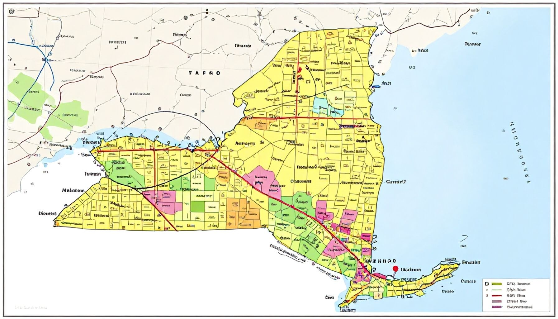 New York's County and Town Landscape