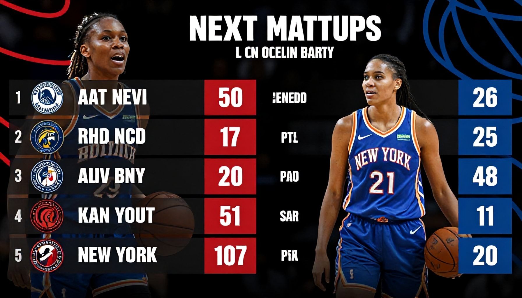 Next matchups and player expectations