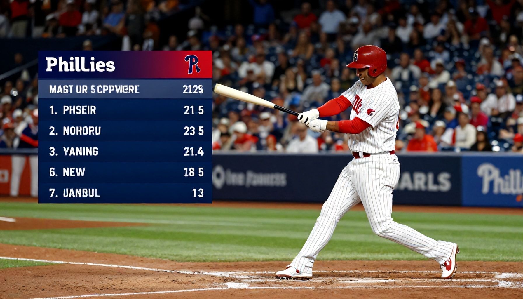 Phillies' historic night at the plate