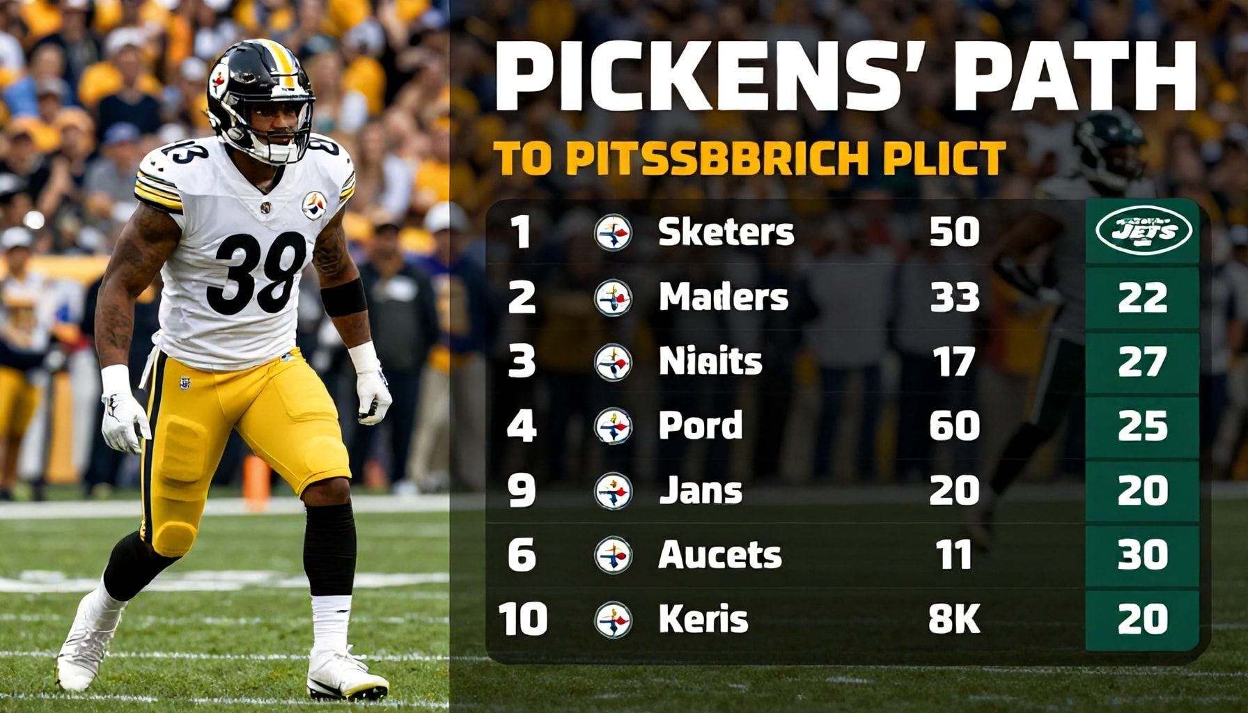 Pickens' Path to Pittsburgh's Offense