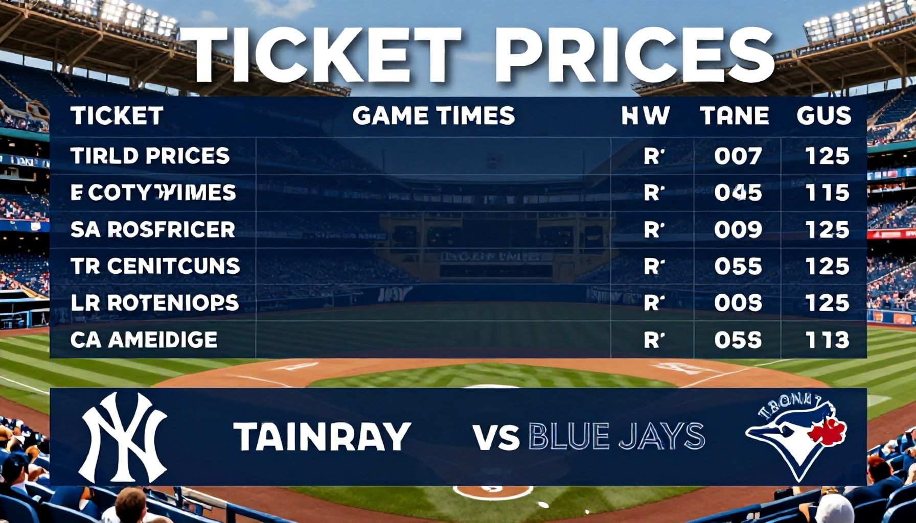 Ticket Prices and Game Times