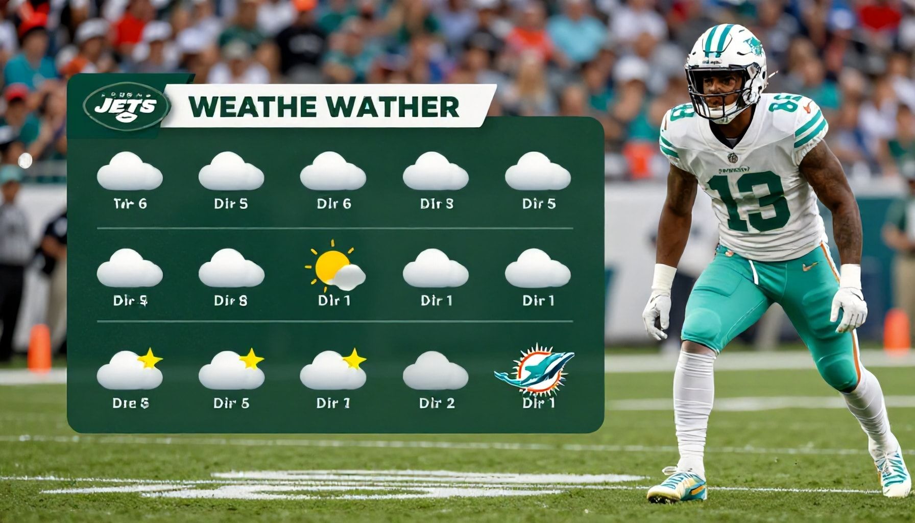 Weather conditions could impact game plan