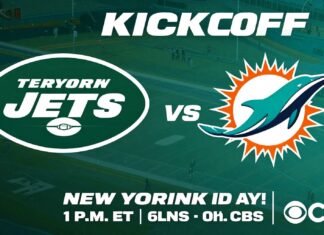 Jets vs. Dolphins: Kickoff at 1 p.m. ET on CBS
