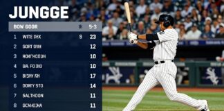 Yankees’ Judge hits 28th homer as White Sox fall 5-3