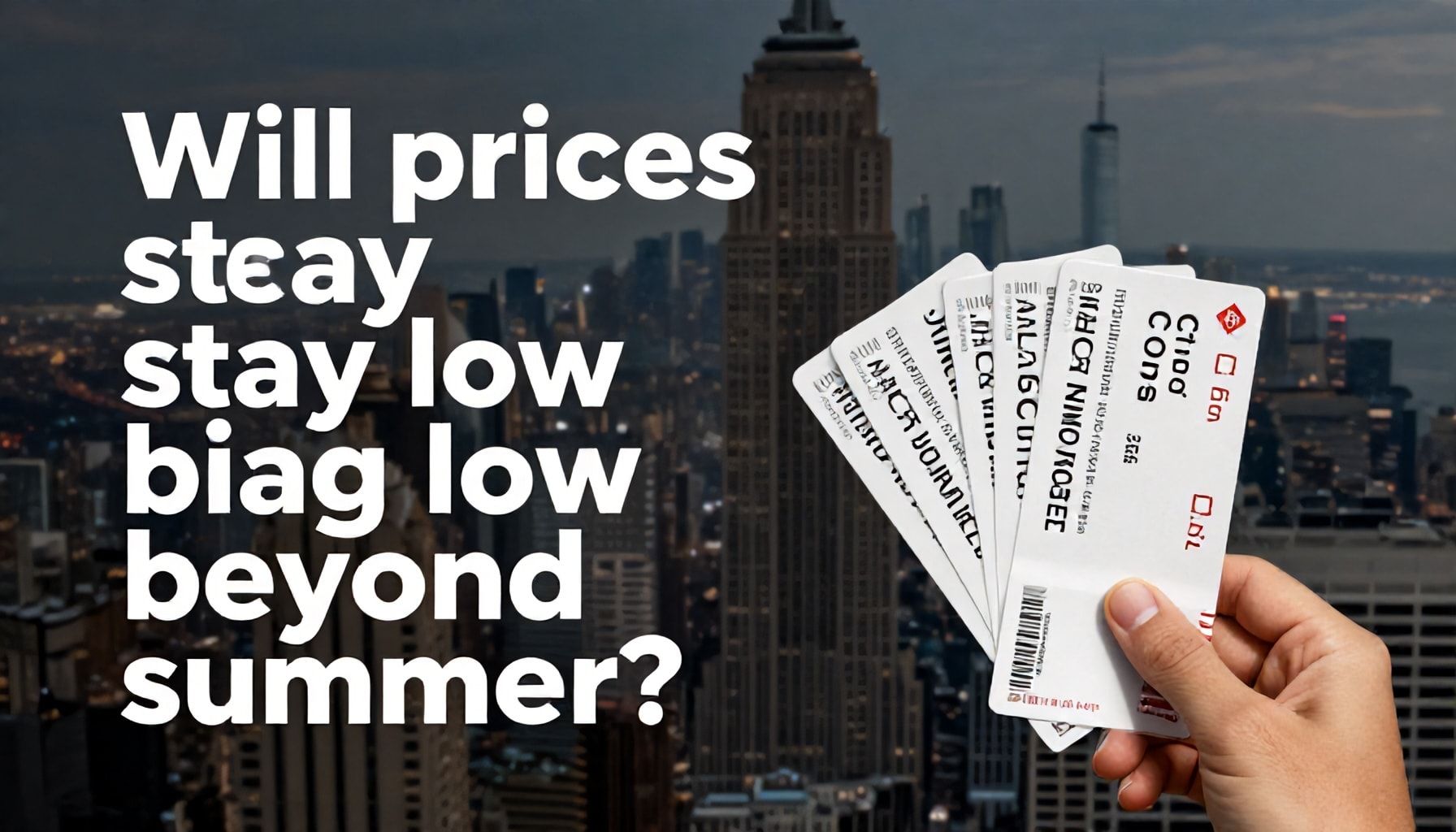 Will prices stay low beyond summer?