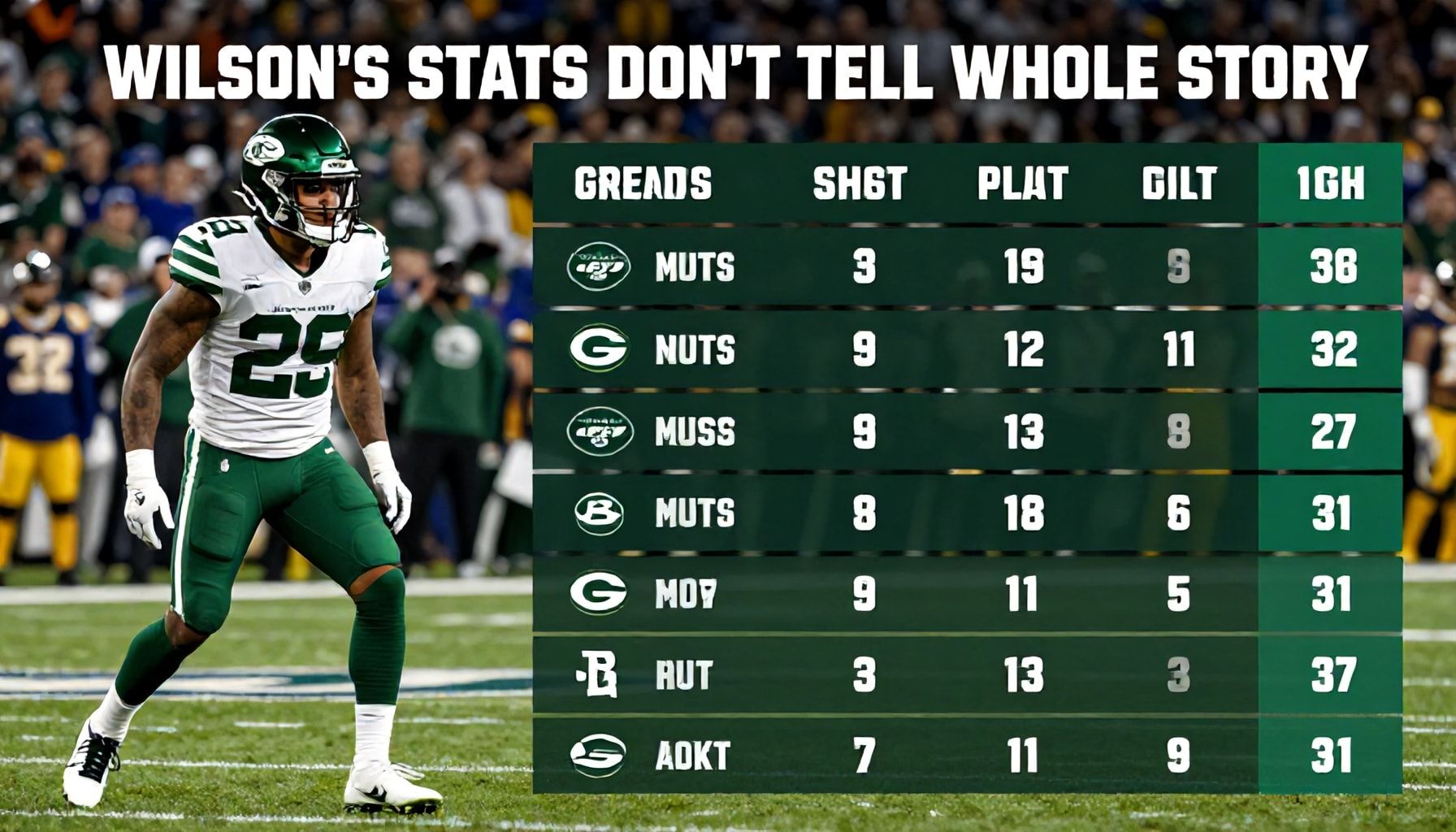 Wilson's Stats Don't Tell Whole Story of Jets' Disappointing Loss