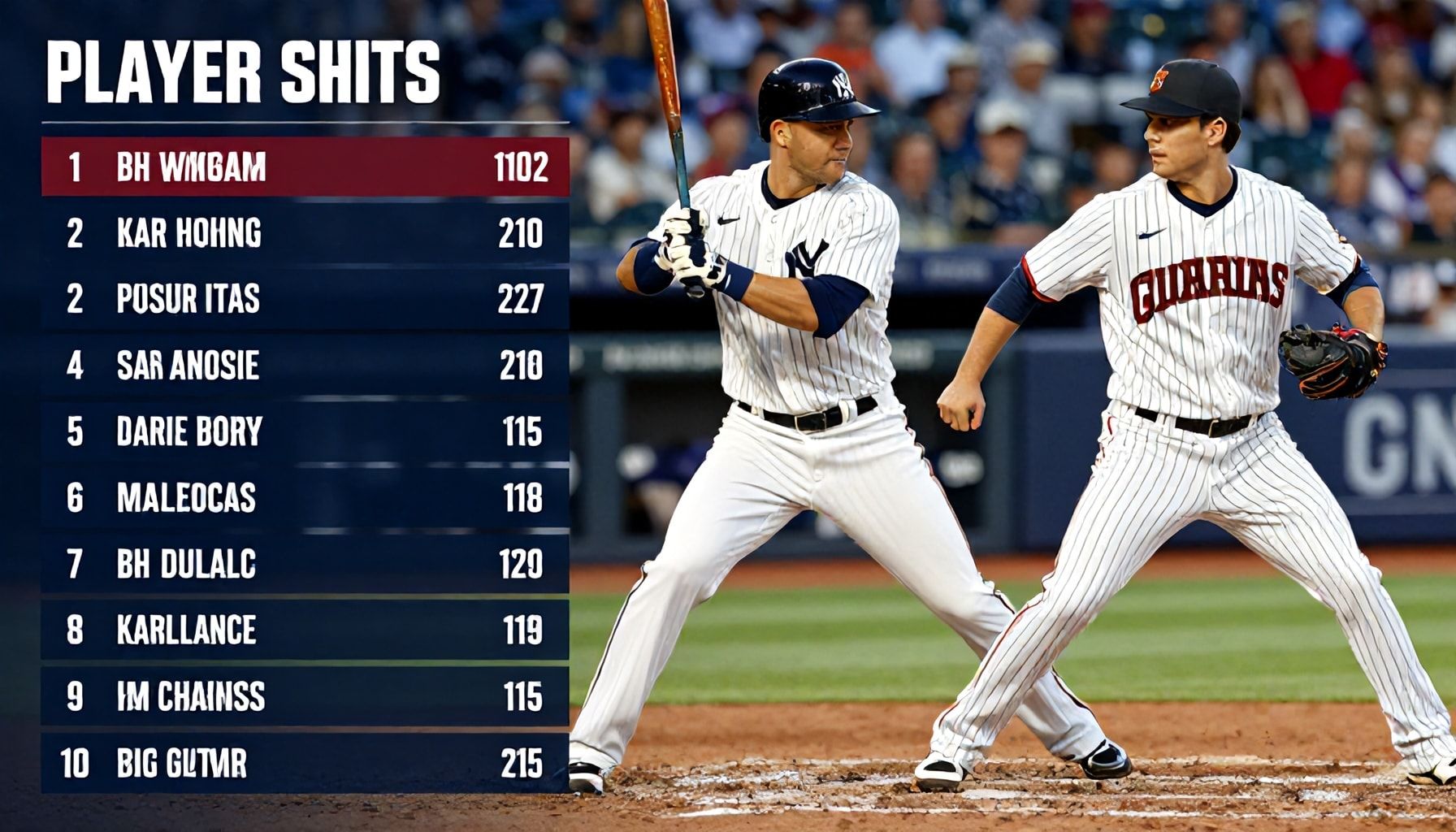 Yankees and Guardians' Power Hitters Shine