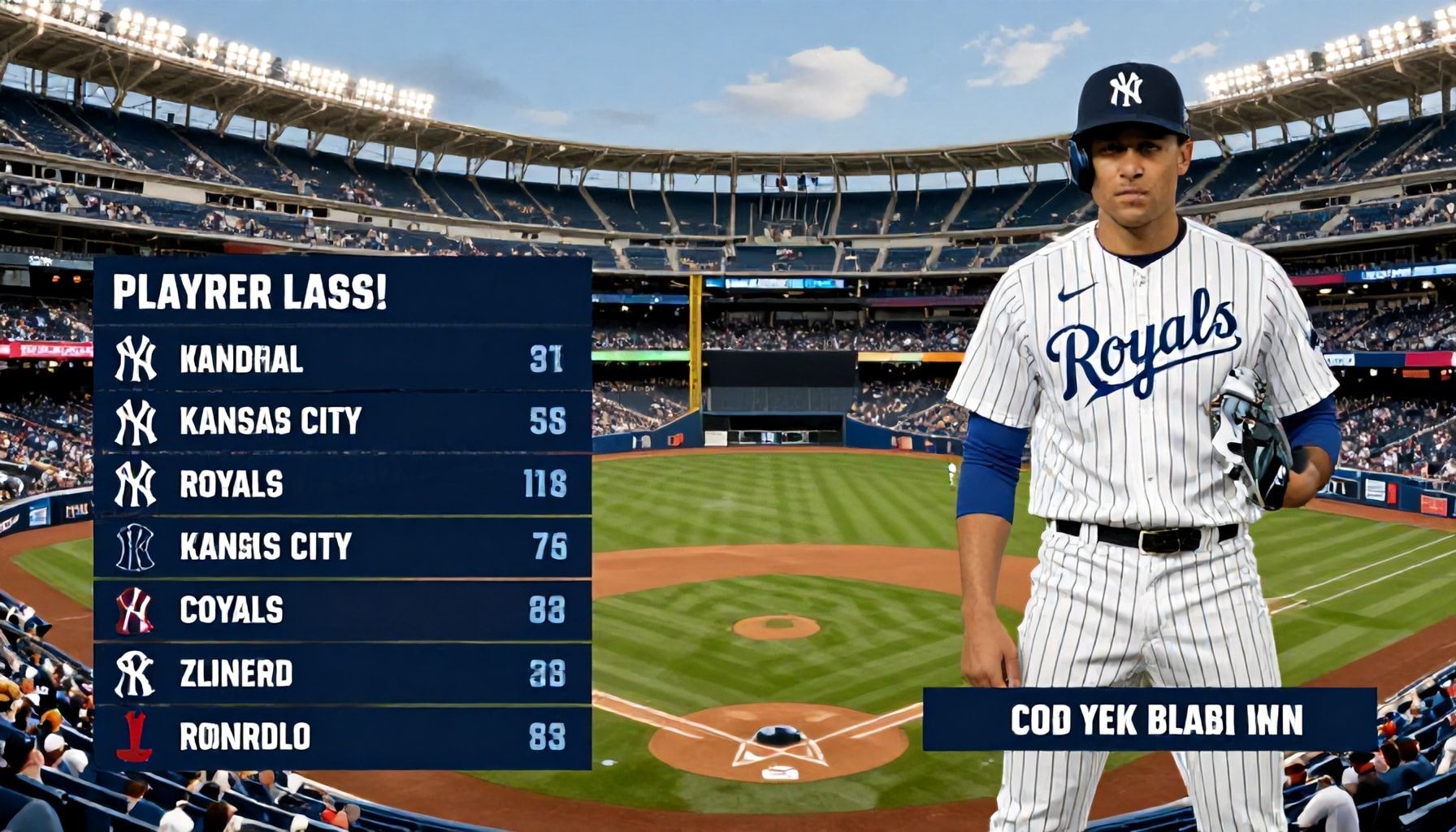 Yankees and Royals Clash at Kauffman Stadium