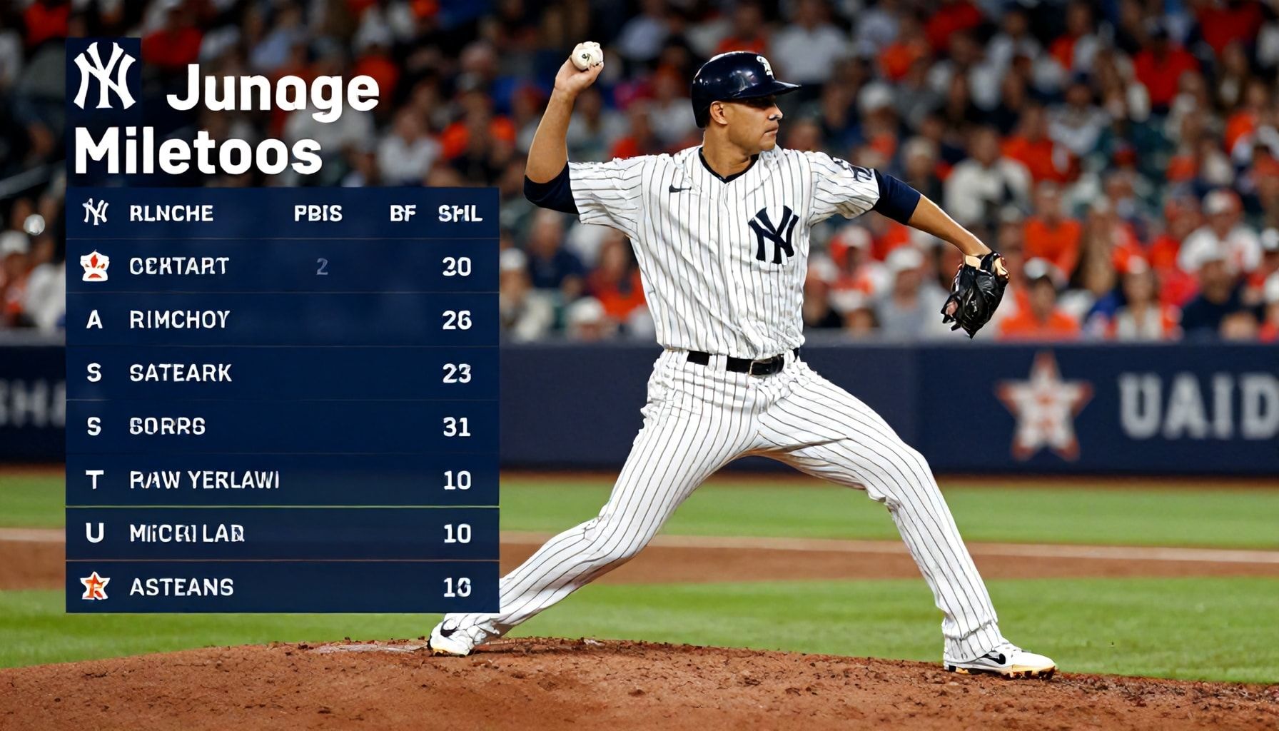 Yankees' Judge Reaches Milestone