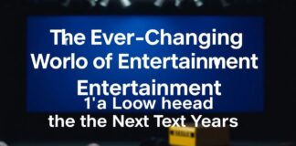 The Ever-Evolving Landscape of Entertainment: What to Expect in the Next Decade The Ever-Changing World of Entertainment: A Look Ahead at the Next Ten Years